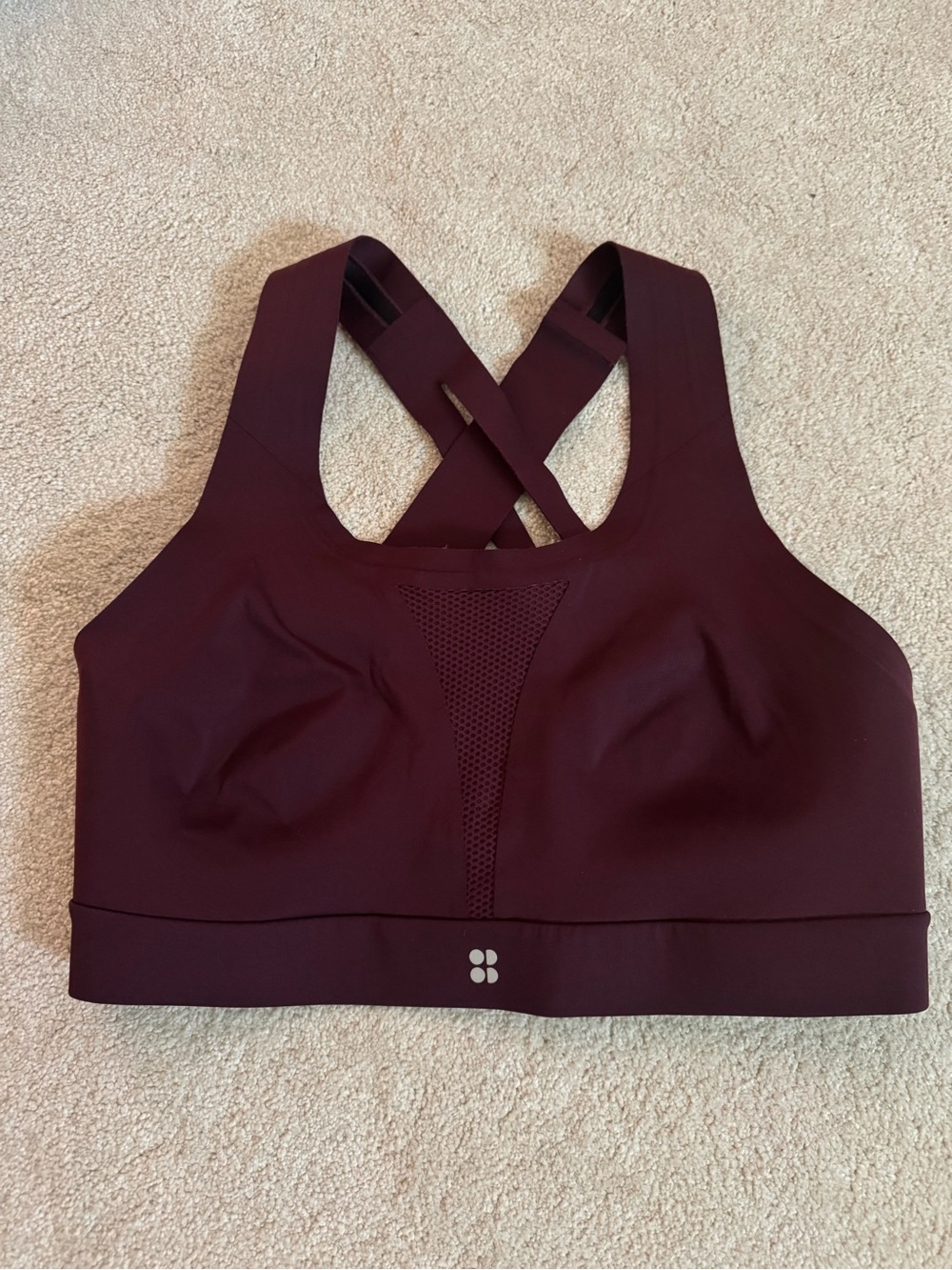 Sweaty Betty Crisscross Sports Bra - Burgundy